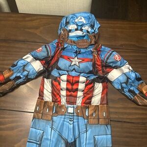 Marvel Superhero Costume - Blue, Red, White